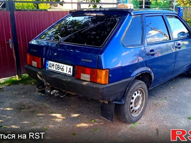 Синій ВАЗ 2109, об'ємом двигуна 1.6 л та пробігом 165 тис. км за 1600 $, фото 1 на Automoto.ua