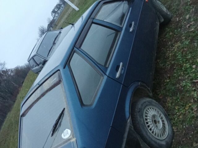 Синій ВАЗ 2109, об'ємом двигуна 5 л та пробігом 200 тис. км за 550 $, фото 1 на Automoto.ua