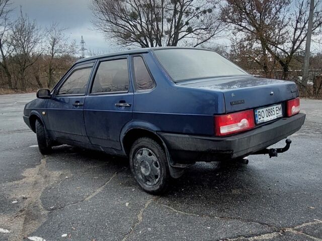 Синий ВАЗ 2109, объемом двигателя 1.5 л и пробегом 199 тыс. км за 1300 $, фото 4 на Automoto.ua