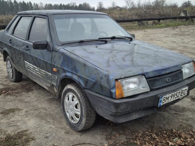 Синій ВАЗ 2109, об'ємом двигуна 1.6 л та пробігом 280 тис. км за 1000 $, фото 1 на Automoto.ua