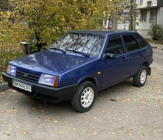 Синий ВАЗ 2109, объемом двигателя 1.5 л и пробегом 277 тыс. км за 1500 $, фото 1 на Automoto.ua