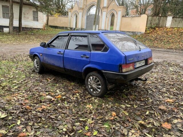 Синий ВАЗ 2109, объемом двигателя 1.3 л и пробегом 3 тыс. км за 830 $, фото 2 на Automoto.ua