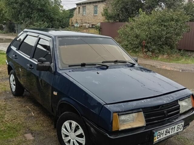 Синий ВАЗ 2109, объемом двигателя 3 л и пробегом 54 тыс. км за 550 $, фото 1 на Automoto.ua