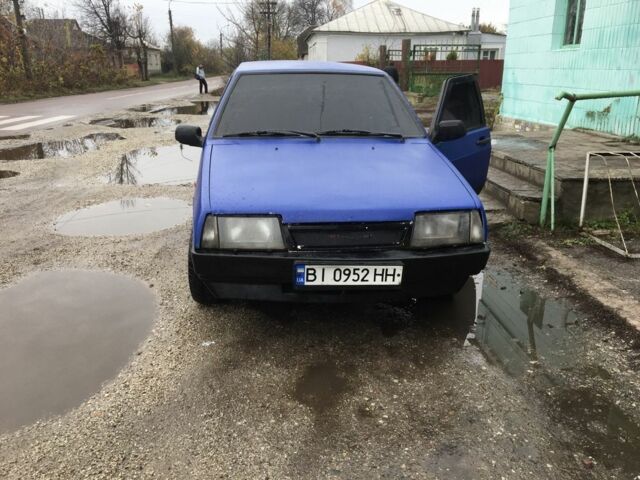 Синий ВАЗ 2109, объемом двигателя 1.3 л и пробегом 3 тыс. км за 830 $, фото 1 на Automoto.ua