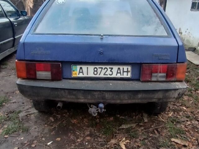 Синий ВАЗ 2109, объемом двигателя 1.5 л и пробегом 94 тыс. км за 592 $, фото 2 на Automoto.ua