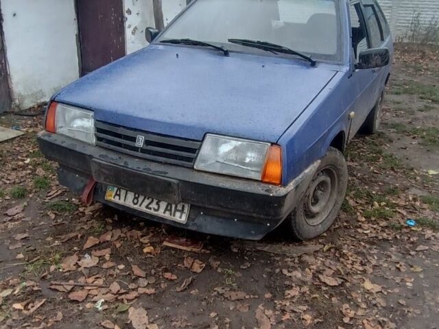 Синий ВАЗ 2109, объемом двигателя 1.5 л и пробегом 94 тыс. км за 592 $, фото 1 на Automoto.ua