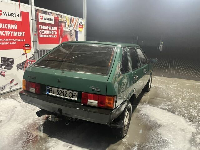 Зеленый ВАЗ 2109, объемом двигателя 1.3 л и пробегом 175 тыс. км за 1000 $, фото 4 на Automoto.ua