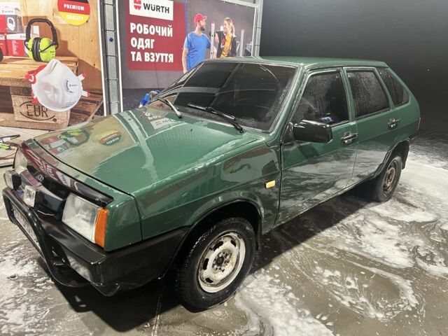 Зеленый ВАЗ 2109, объемом двигателя 1.3 л и пробегом 175 тыс. км за 1000 $, фото 1 на Automoto.ua