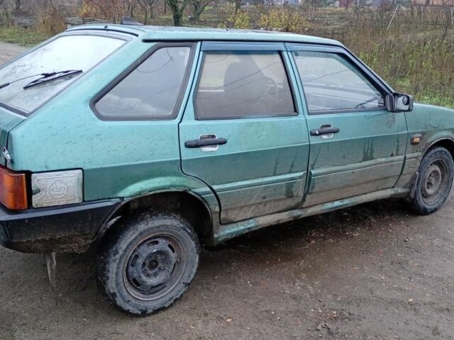 Зеленый ВАЗ 2109, объемом двигателя 1.3 л и пробегом 160 тыс. км за 639 $, фото 1 на Automoto.ua