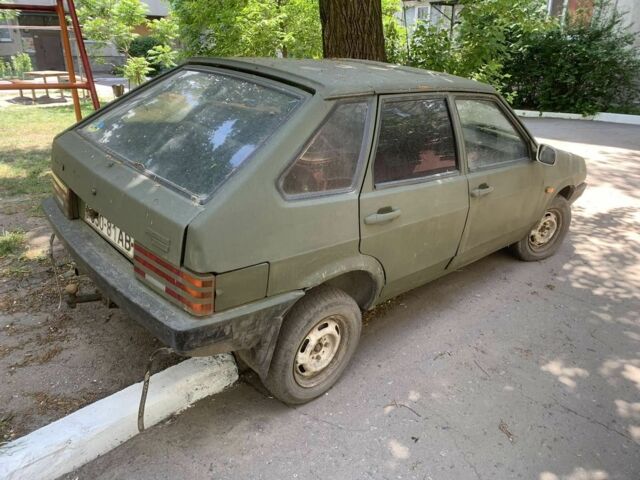 Зеленый ВАЗ 2109, объемом двигателя 1 л и пробегом 10 тыс. км за 498 $, фото 1 на Automoto.ua