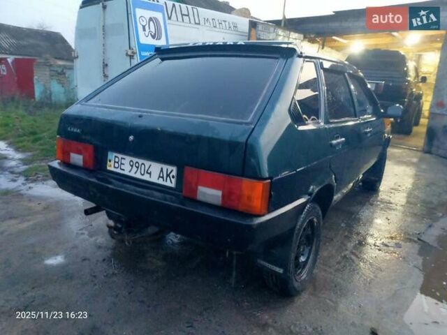 Зеленый ВАЗ 2109, объемом двигателя 1.3 л и пробегом 333 тыс. км за 650 $, фото 2 на Automoto.ua