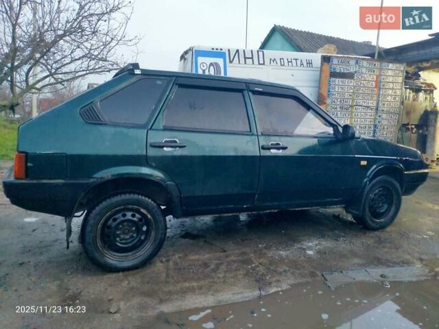 Зеленый ВАЗ 2109, объемом двигателя 1.3 л и пробегом 333 тыс. км за 650 $, фото 1 на Automoto.ua
