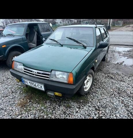 Зеленый ВАЗ 2109, объемом двигателя 1.3 л и пробегом 200 тыс. км за 1200 $, фото 1 на Automoto.ua