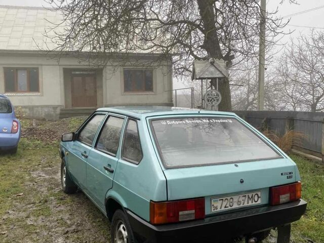 Зеленый ВАЗ 2109, объемом двигателя 1 л и пробегом 230 тыс. км за 1000 $, фото 3 на Automoto.ua