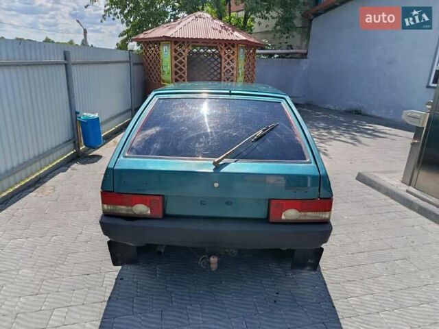 Зеленый ВАЗ 2109, объемом двигателя 1.5 л и пробегом 100 тыс. км за 1000 $, фото 1 на Automoto.ua
