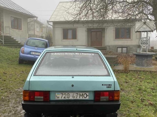 Зеленый ВАЗ 2109, объемом двигателя 1 л и пробегом 230 тыс. км за 1000 $, фото 7 на Automoto.ua