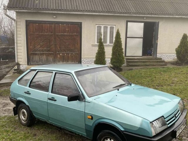 Зеленый ВАЗ 2109, объемом двигателя 1 л и пробегом 230 тыс. км за 1000 $, фото 2 на Automoto.ua
