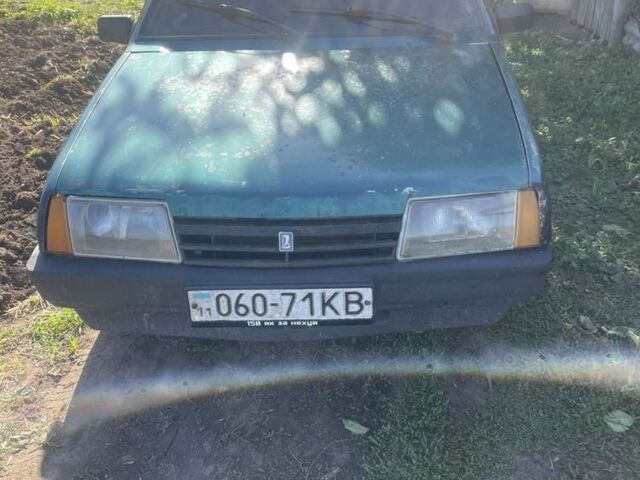 Зеленый ВАЗ 2109, объемом двигателя 1.5 л и пробегом 1000 тыс. км за 597 $, фото 1 на Automoto.ua