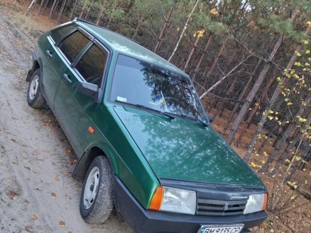 Зеленый ВАЗ 2109, объемом двигателя 1.5 л и пробегом 162 тыс. км за 1750 $, фото 1 на Automoto.ua