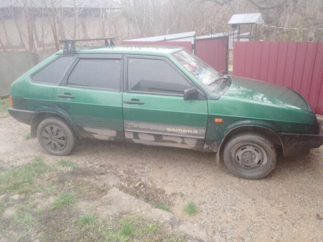 Зеленый ВАЗ 2109, объемом двигателя 1 л и пробегом 200 тыс. км за 850 $, фото 2 на Automoto.ua