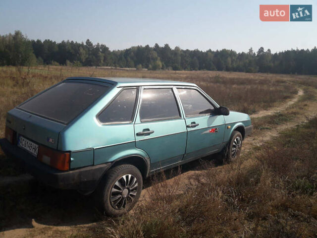 Зеленый ВАЗ 2109, объемом двигателя 1.6 л и пробегом 140 тыс. км за 1300 $, фото 1 на Automoto.ua