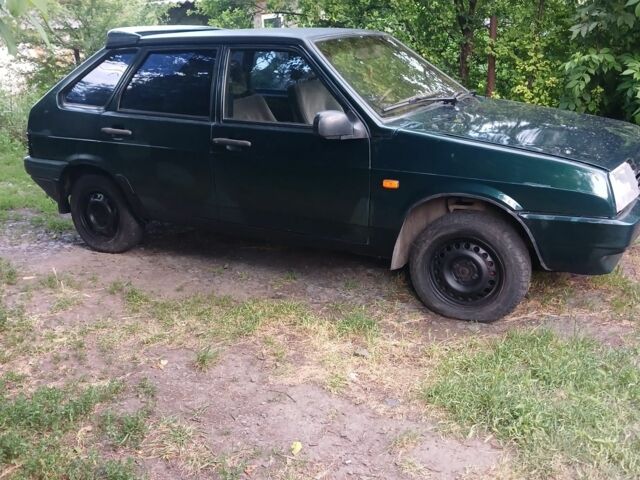 Зеленый ВАЗ 2109, объемом двигателя 1.3 л и пробегом 210 тыс. км за 650 $, фото 4 на Automoto.ua