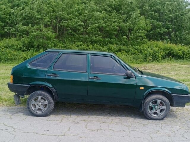 Зеленый ВАЗ 2109, объемом двигателя 1.4 л и пробегом 250 тыс. км за 1200 $, фото 6 на Automoto.ua