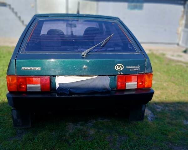 Зеленый ВАЗ 2109, объемом двигателя 1.5 л и пробегом 140 тыс. км за 1000 $, фото 1 на Automoto.ua