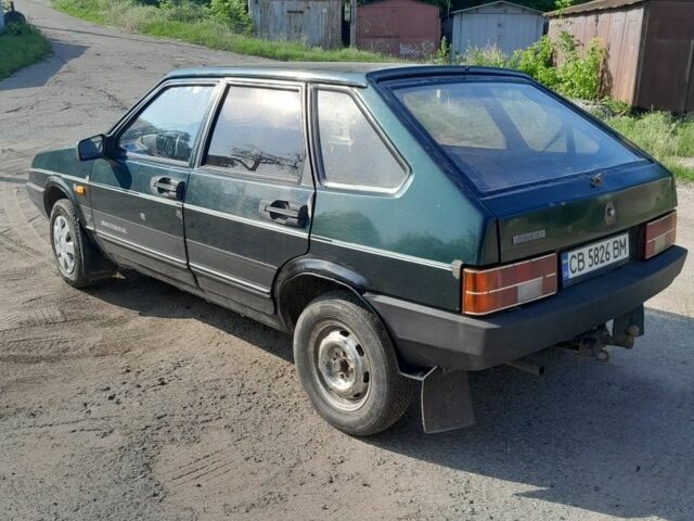 Зеленый ВАЗ 2109, объемом двигателя 1.5 л и пробегом 195 тыс. км за 1000 $, фото 3 на Automoto.ua