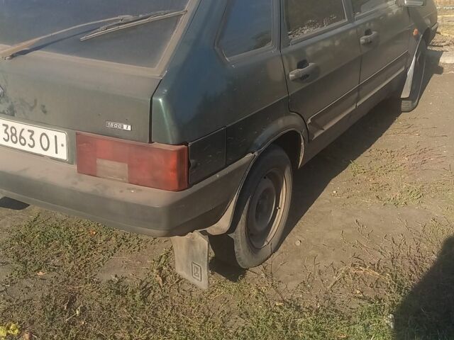 Зеленый ВАЗ 2109, объемом двигателя 1.5 л и пробегом 1000 тыс. км за 1200 $, фото 1 на Automoto.ua