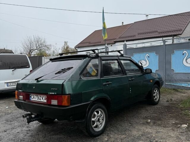 Зеленый ВАЗ 2109, объемом двигателя 1.5 л и пробегом 130 тыс. км за 1200 $, фото 1 на Automoto.ua