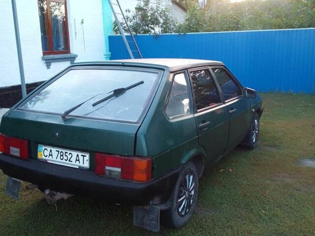 Зеленый ВАЗ 2109, объемом двигателя 1.5 л и пробегом 20 тыс. км за 608 $, фото 1 на Automoto.ua