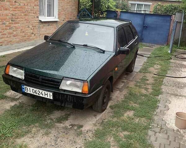 Зеленый ВАЗ 2109, объемом двигателя 1.4 л и пробегом 280 тыс. км за 1500 $, фото 1 на Automoto.ua