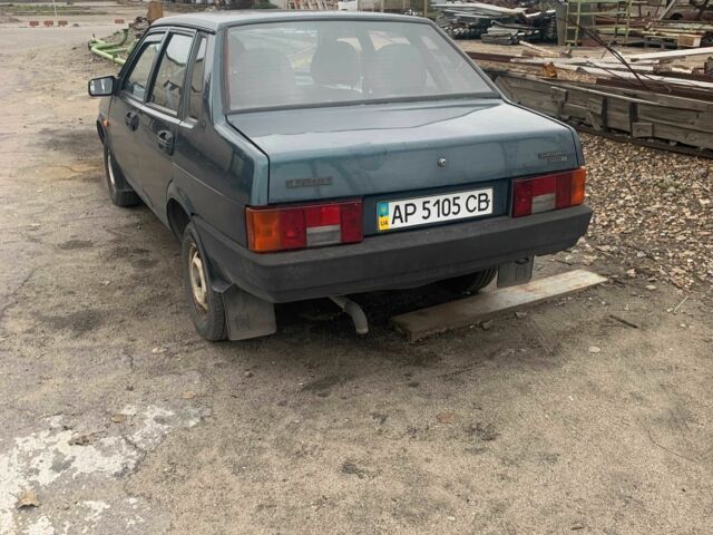 Зеленый ВАЗ 2109, объемом двигателя 1.5 л и пробегом 300 тыс. км за 800 $, фото 1 на Automoto.ua