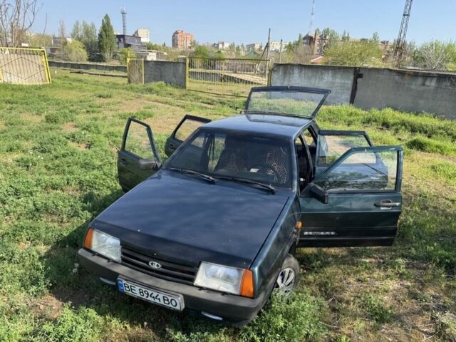 Зеленый ВАЗ 2109, объемом двигателя 1.5 л и пробегом 91 тыс. км за 1300 $, фото 5 на Automoto.ua