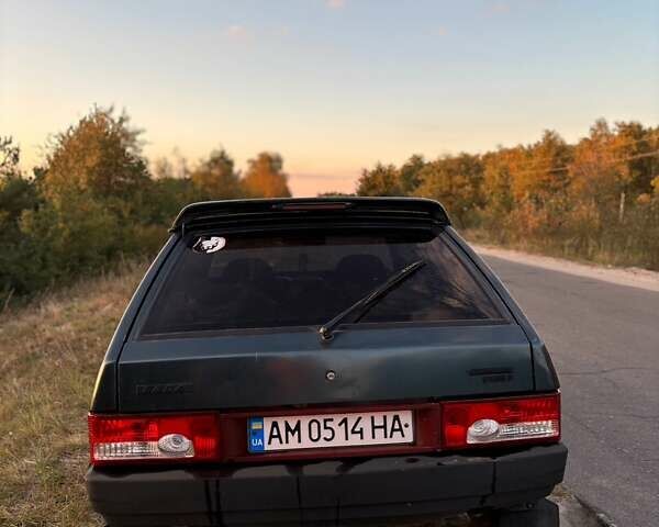 Зеленый ВАЗ 2109, объемом двигателя 1.6 л и пробегом 290 тыс. км за 1550 $, фото 1 на Automoto.ua