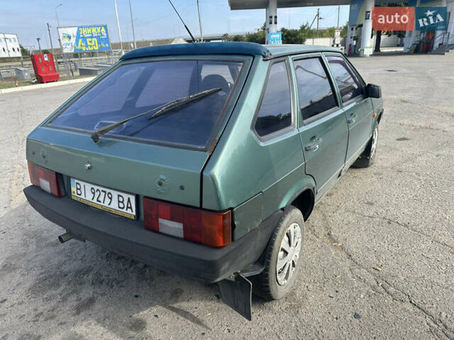 Зеленый ВАЗ 2109, объемом двигателя 1.5 л и пробегом 274 тыс. км за 850 $, фото 1 на Automoto.ua