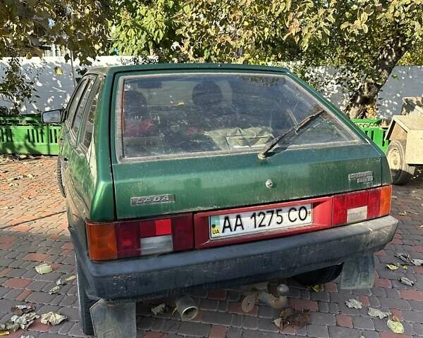 Зеленый ВАЗ 2109, объемом двигателя 1.5 л и пробегом 100 тыс. км за 1700 $, фото 1 на Automoto.ua