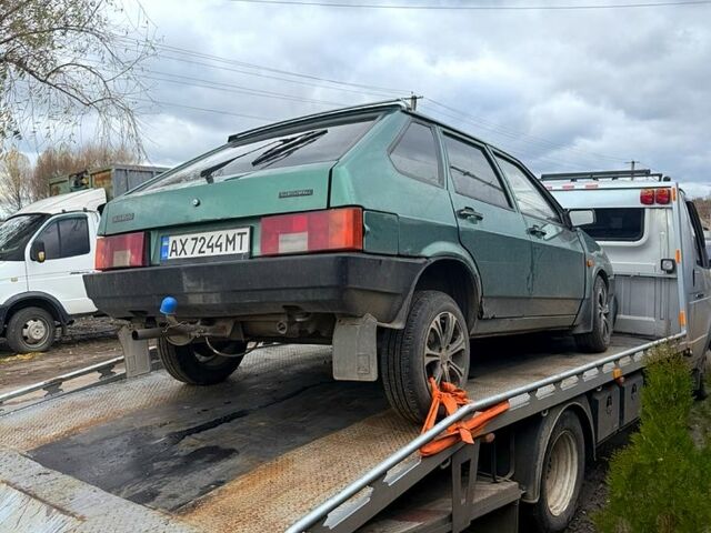 Зеленый ВАЗ 2109, объемом двигателя 1.6 л и пробегом 150 тыс. км за 600 $, фото 1 на Automoto.ua