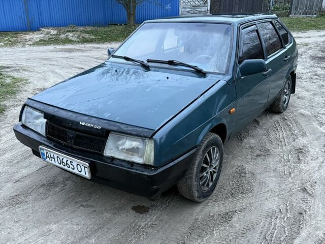Зеленый ВАЗ 2109, объемом двигателя 1.5 л и пробегом 150 тыс. км за 750 $, фото 3 на Automoto.ua