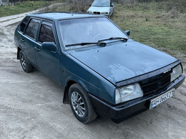 Зеленый ВАЗ 2109, объемом двигателя 1.5 л и пробегом 150 тыс. км за 750 $, фото 2 на Automoto.ua