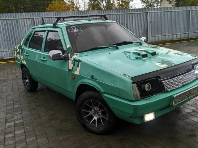 Зеленый ВАЗ 2109, объемом двигателя 1.5 л и пробегом 189 тыс. км за 999 $, фото 1 на Automoto.ua