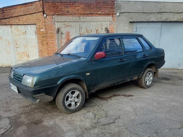 Зеленый ВАЗ 2109, объемом двигателя 1.5 л и пробегом 182 тыс. км за 1150 $, фото 3 на Automoto.ua