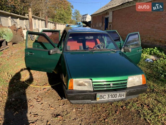 Зеленый ВАЗ 2109, объемом двигателя 1.5 л и пробегом 100 тыс. км за 1250 $, фото 1 на Automoto.ua