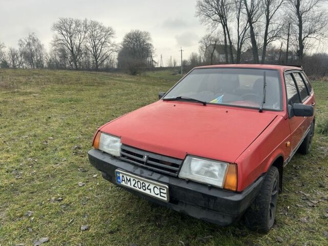 Красный ВАЗ 21093, объемом двигателя 1.5 л и пробегом 60 тыс. км за 950 $, фото 1 на Automoto.ua