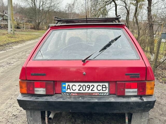 Красный ВАЗ 21093, объемом двигателя 1.5 л и пробегом 50 тыс. км за 1150 $, фото 1 на Automoto.ua