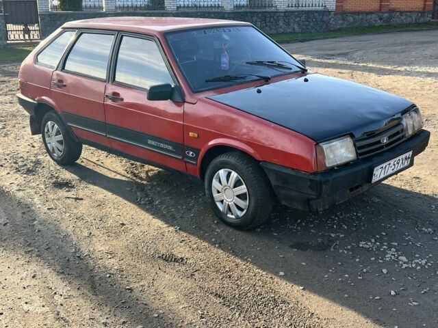 Красный ВАЗ 21093, объемом двигателя 1.5 л и пробегом 222 тыс. км за 500 $, фото 1 на Automoto.ua