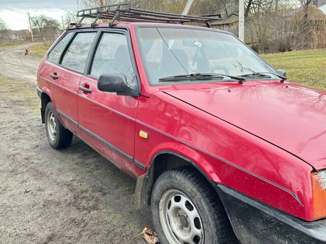 Красный ВАЗ 21093, объемом двигателя 1.5 л и пробегом 50 тыс. км за 1150 $, фото 4 на Automoto.ua