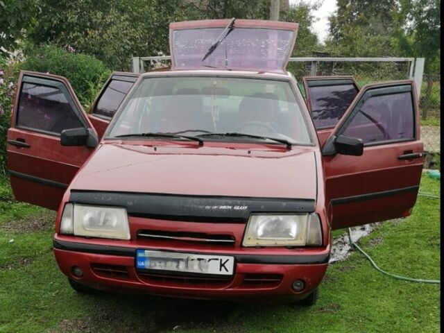 Красный ВАЗ 21093, объемом двигателя 1 л и пробегом 3 тыс. км за 1700 $, фото 1 на Automoto.ua