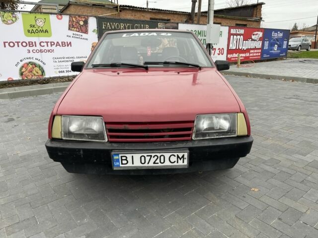 Красный ВАЗ 21093, объемом двигателя 1.5 л и пробегом 200 тыс. км за 950 $, фото 1 на Automoto.ua